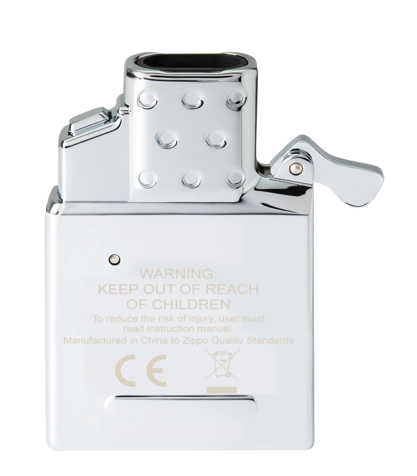 Inserto de encendedor recargable de doble arco