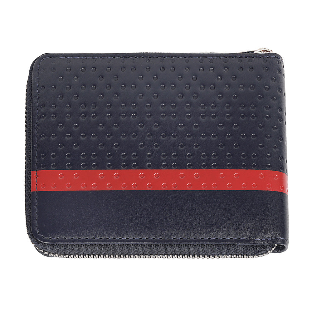 Cartera con cremallera y tarjetero extraíble