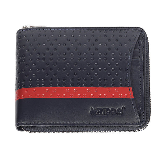 Cartera con cremallera y tarjetero extraíble