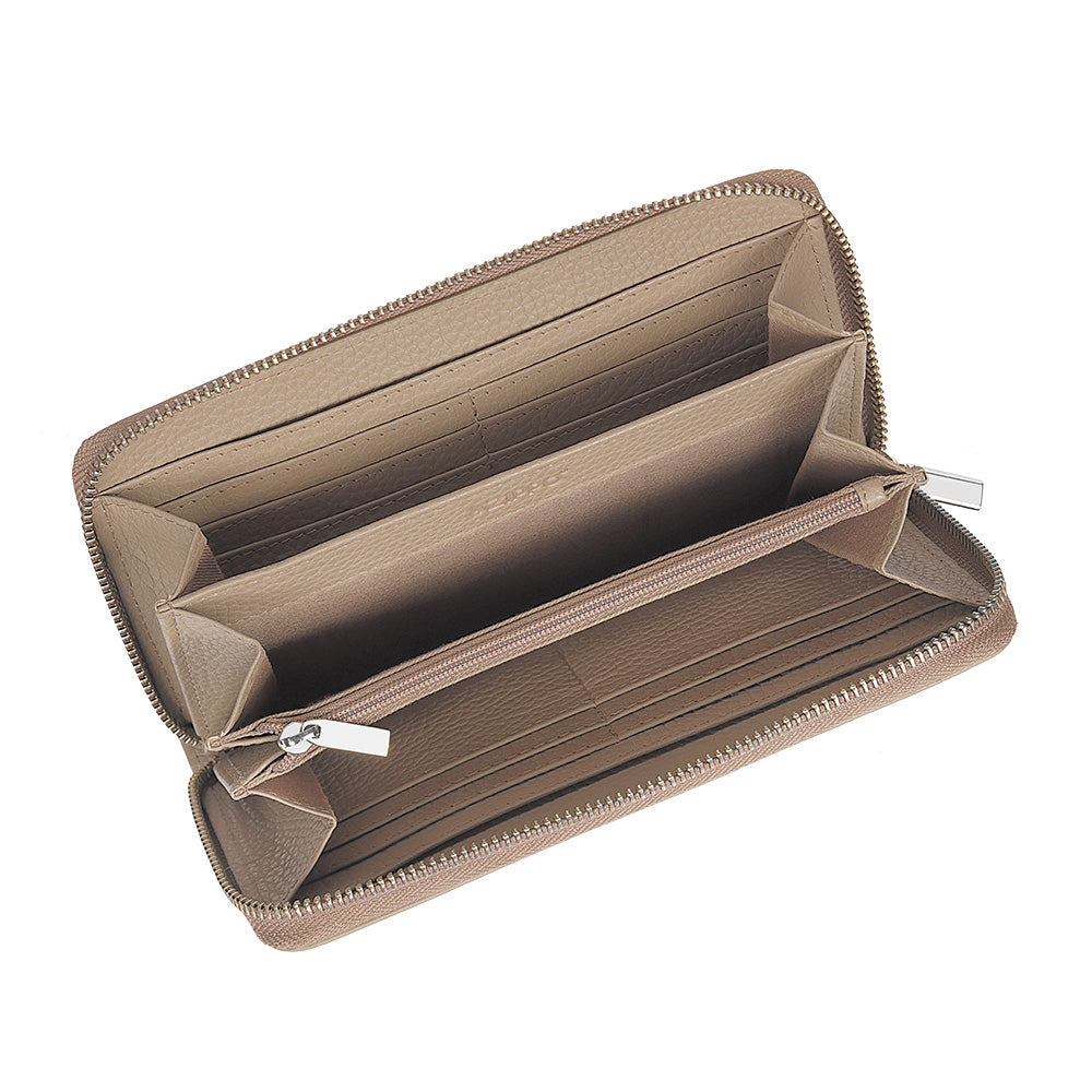 Cartera con cremallera