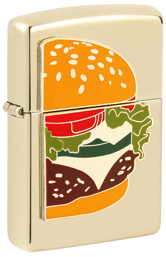 Emblema Foodie de hamburguesa