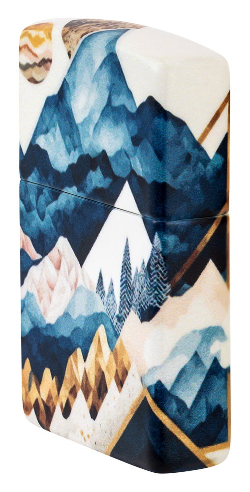 Diseño de collage de montañas