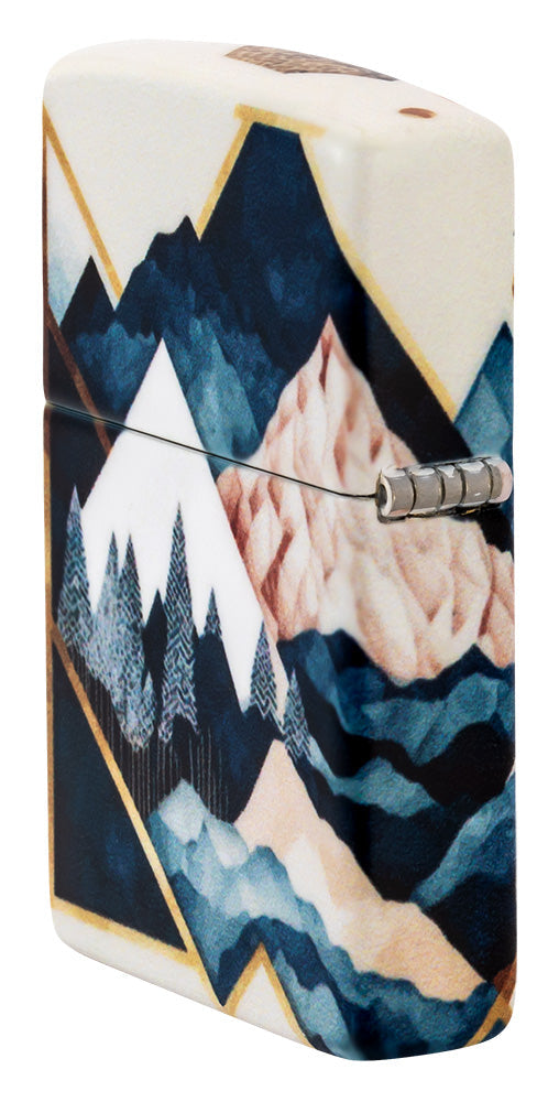 Diseño de collage de montañas
