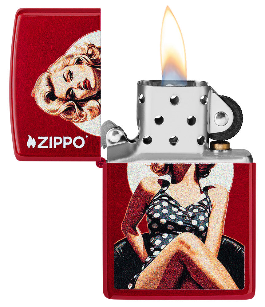 Diseño de pin-up de lunares
