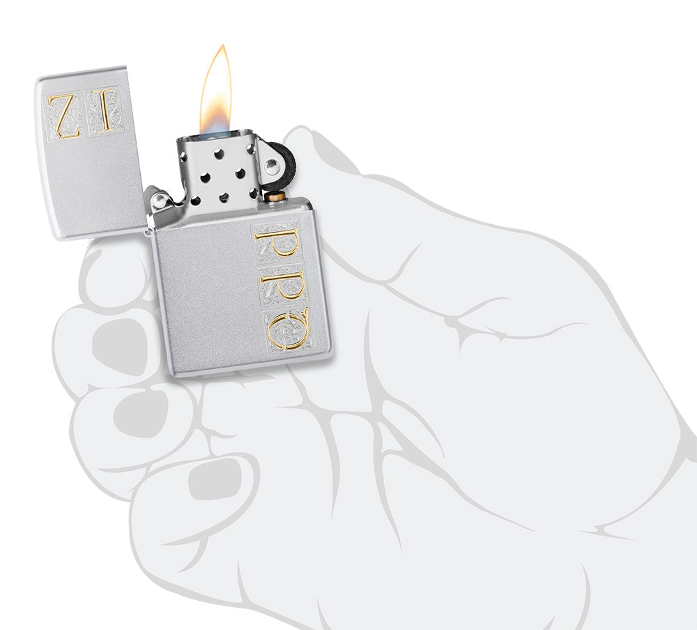Diseño de monograma Zippo