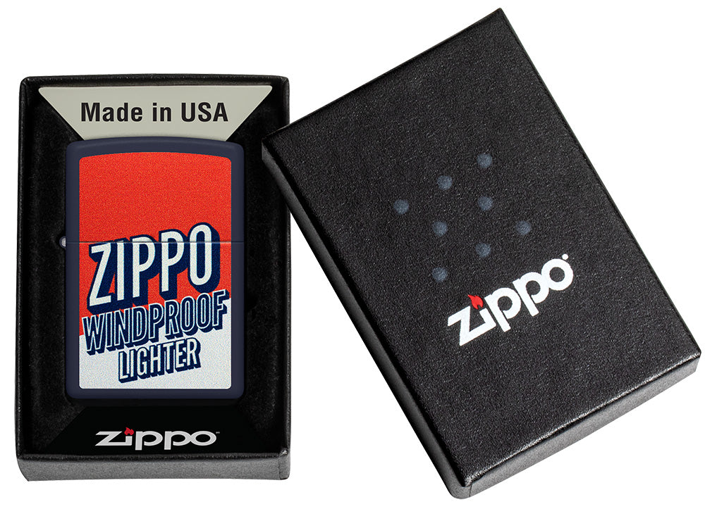Diseño de bloques de color de Zippo