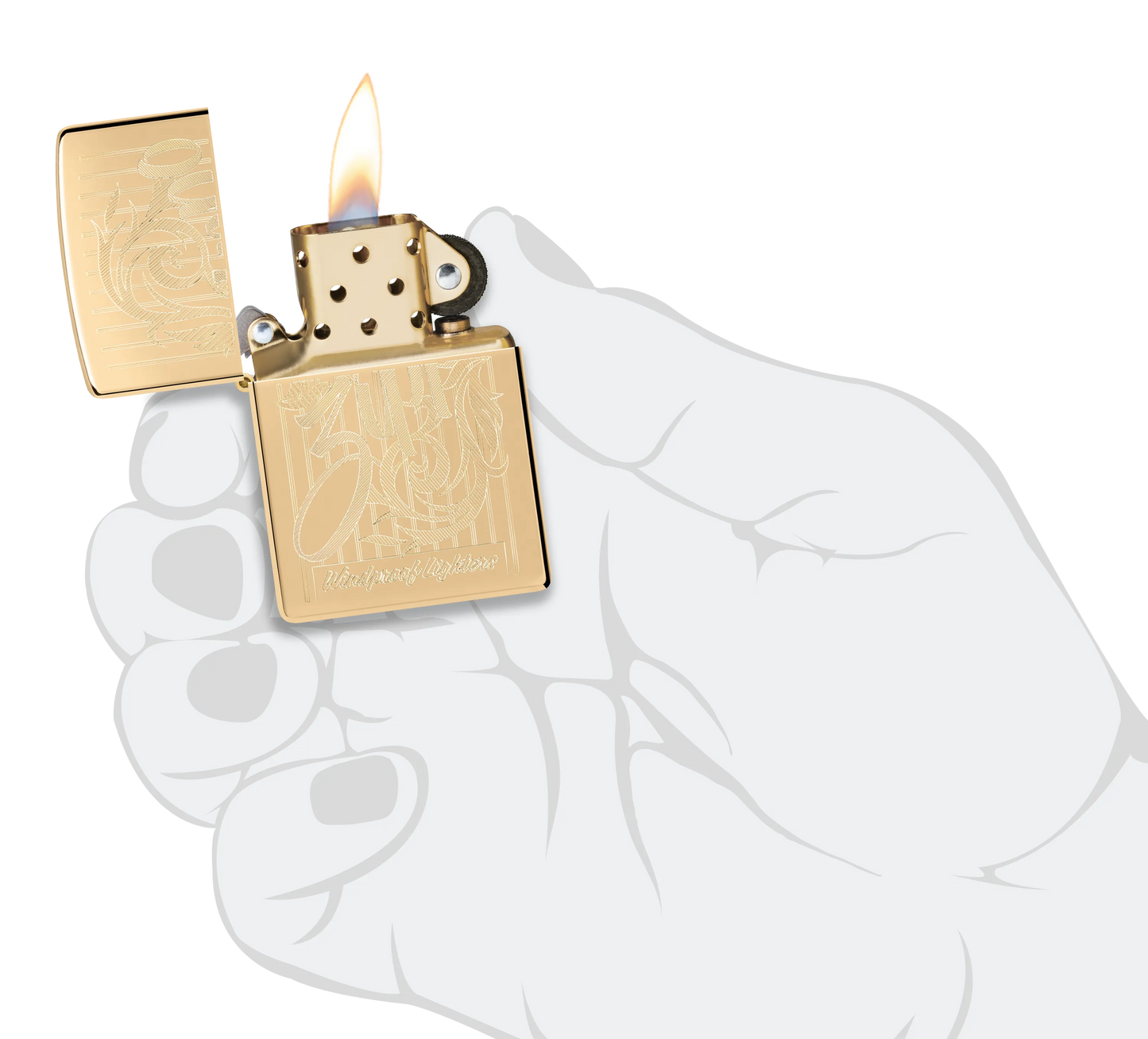 Diseño de filigrana de Zippo
