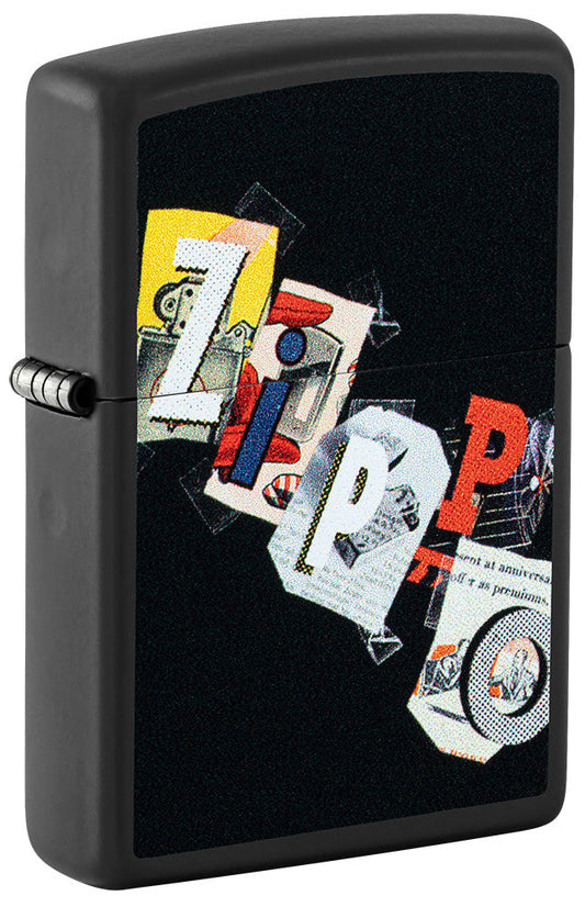 Diseño de collage de Zippo