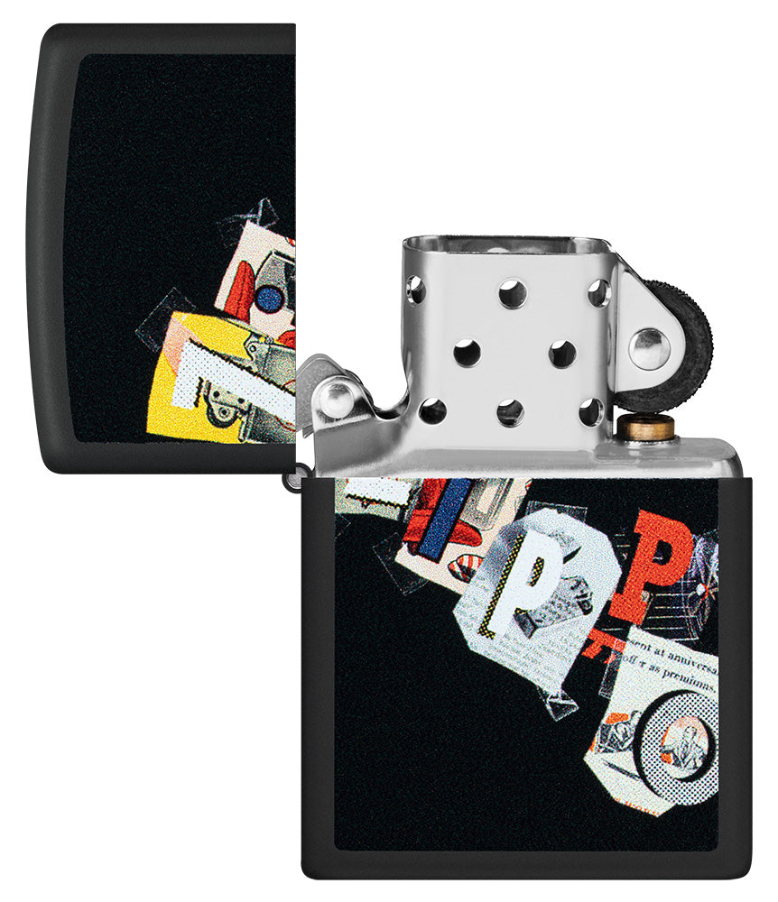 Diseño de collage de Zippo
