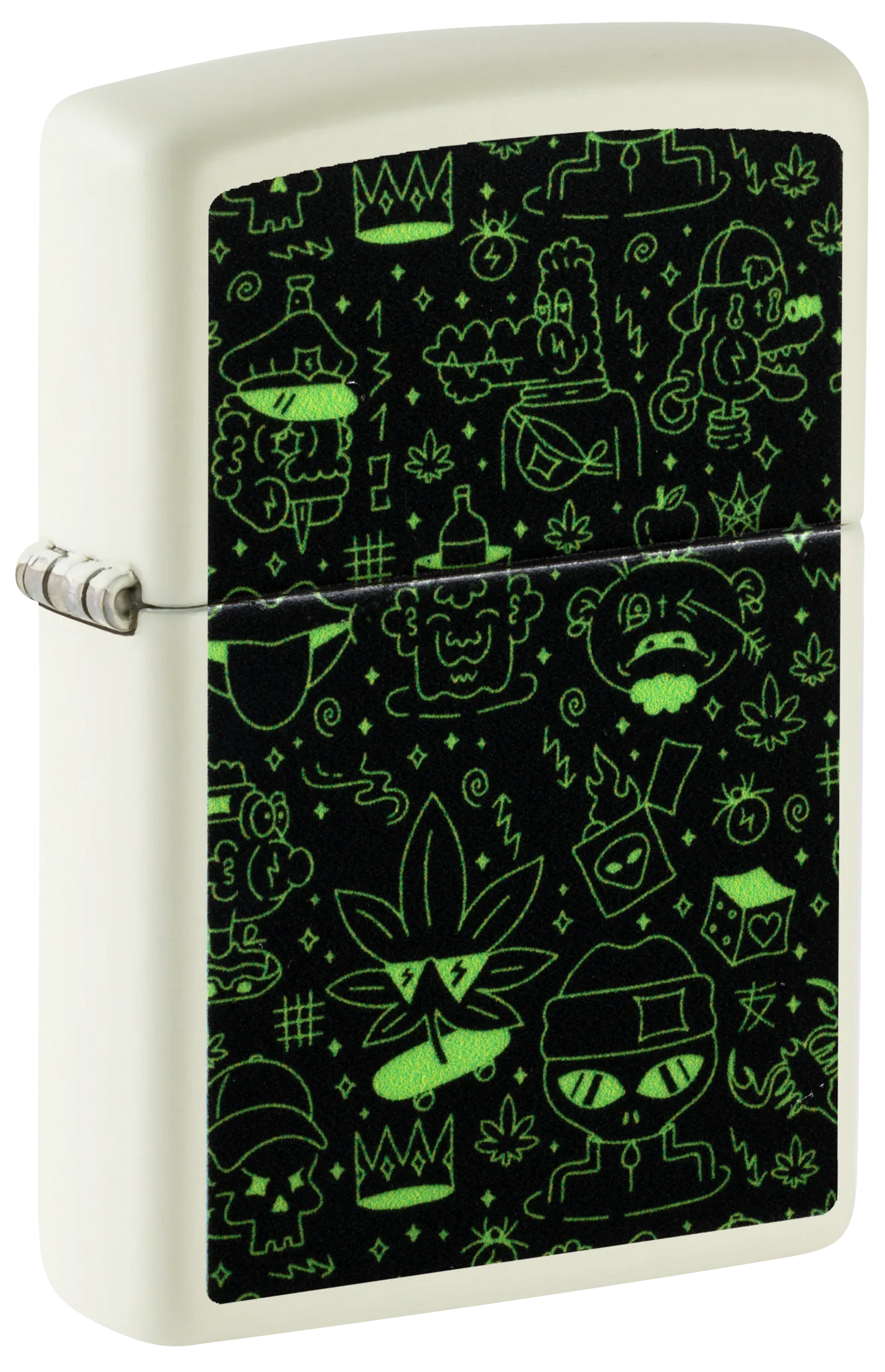 Diseño de cannabis y garabatos