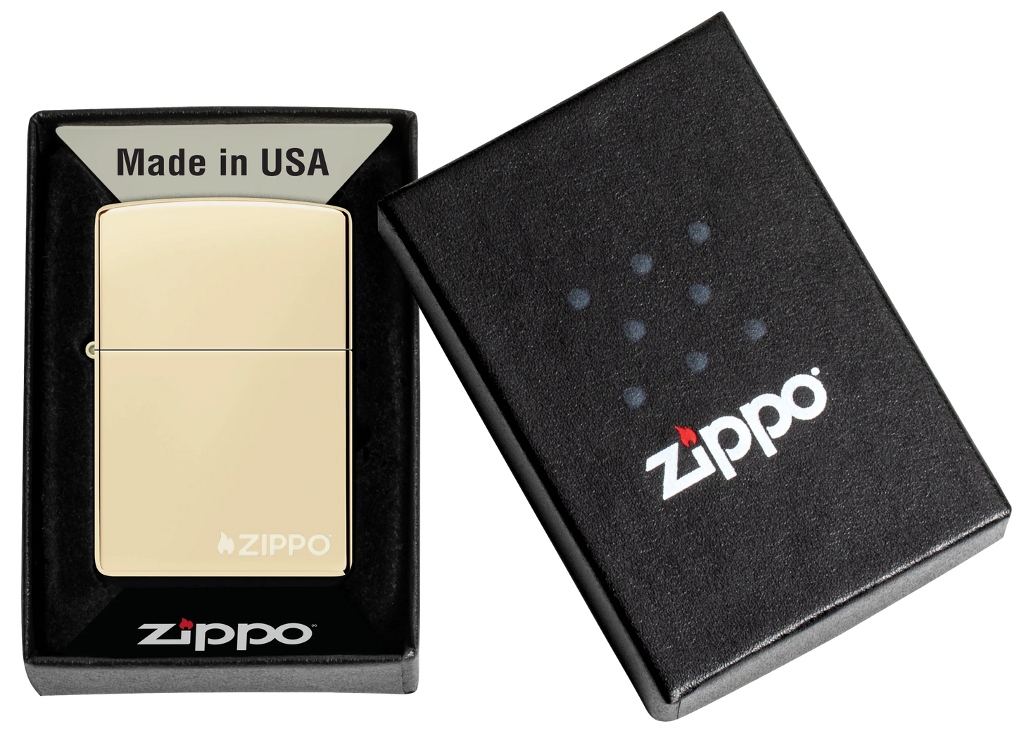 Champán clásico con logotipo de Zippo