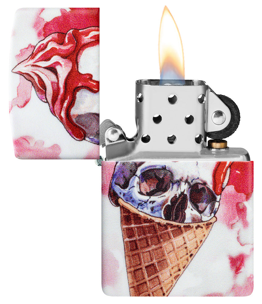 Diseño de calaveras de helado
