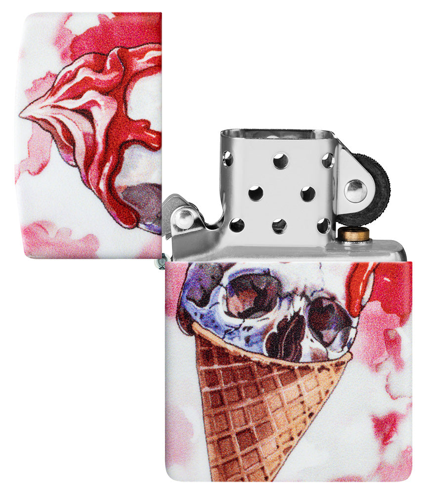 Diseño de calaveras de helado