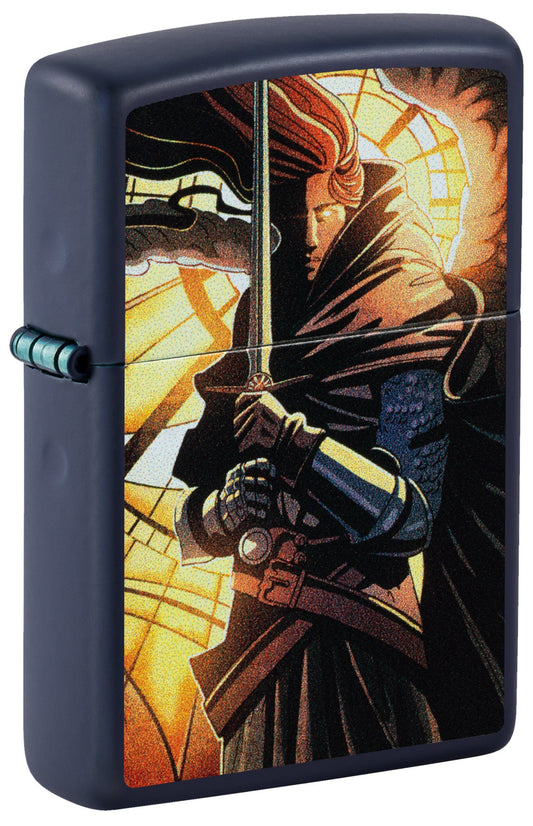 Diseño abstracto de caballero