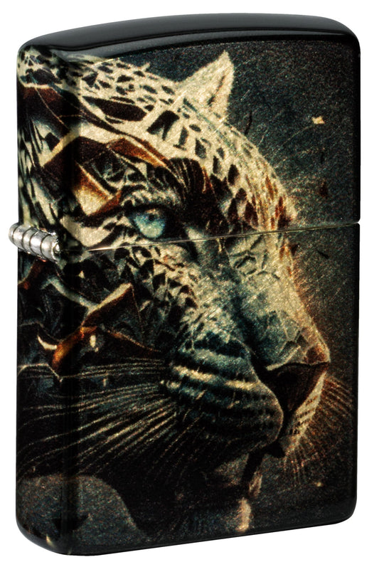 Diseño metálico de pantera