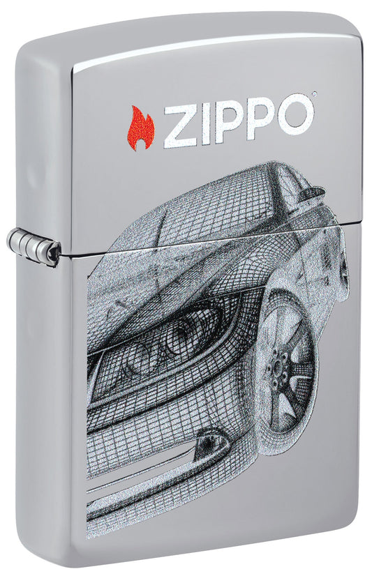 Diseño de coche futurista