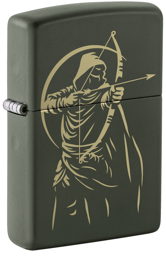 Diseño de cazador con arco