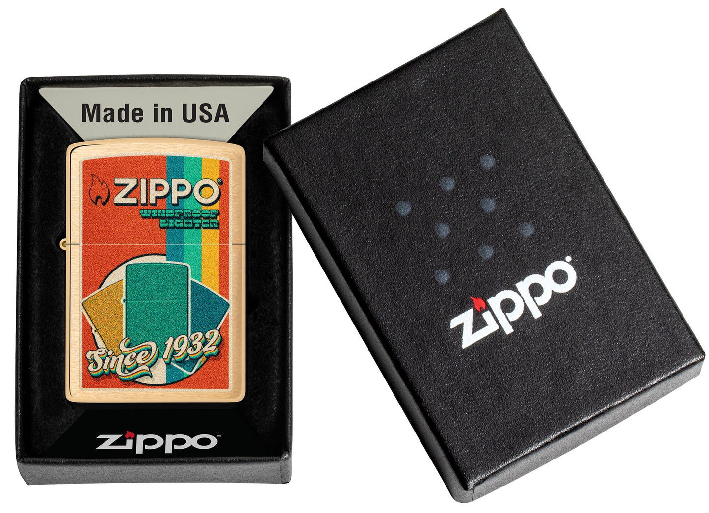 Diseño de muestra de colores de Zippo