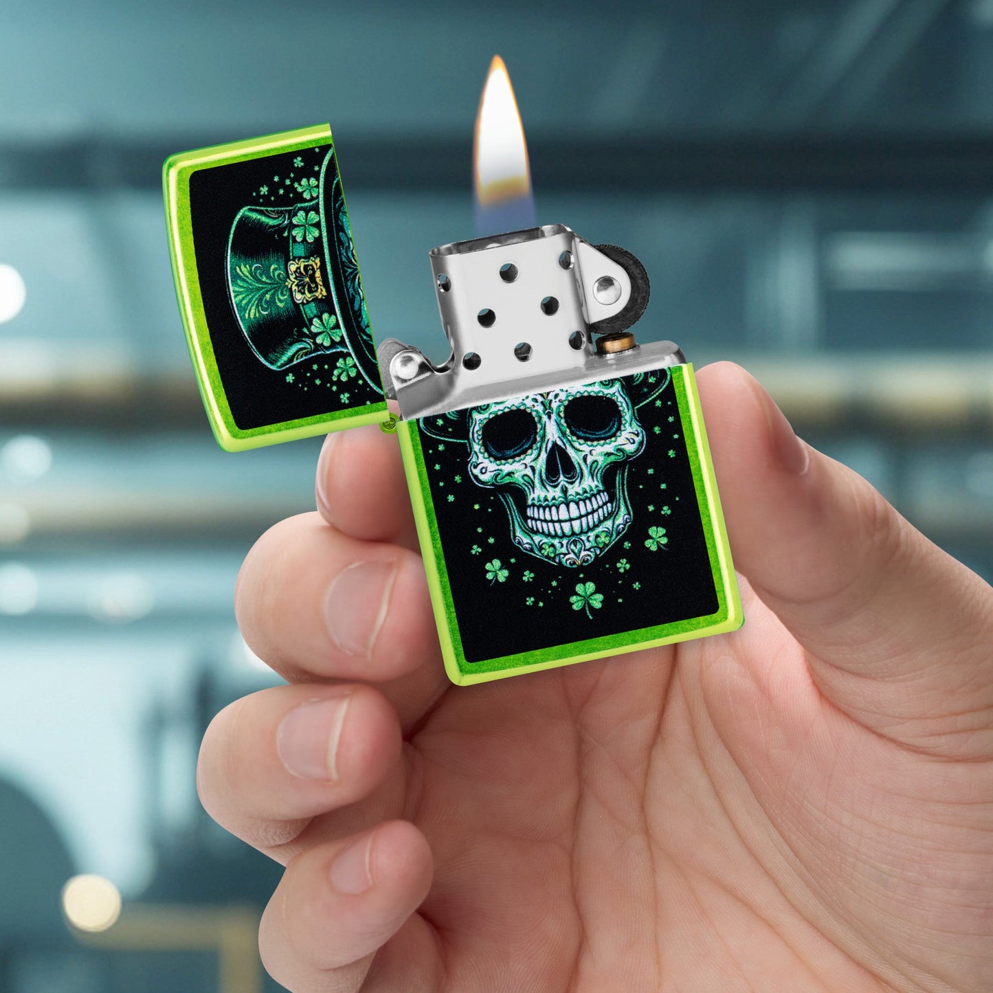 Diseño de calavera de la suerte