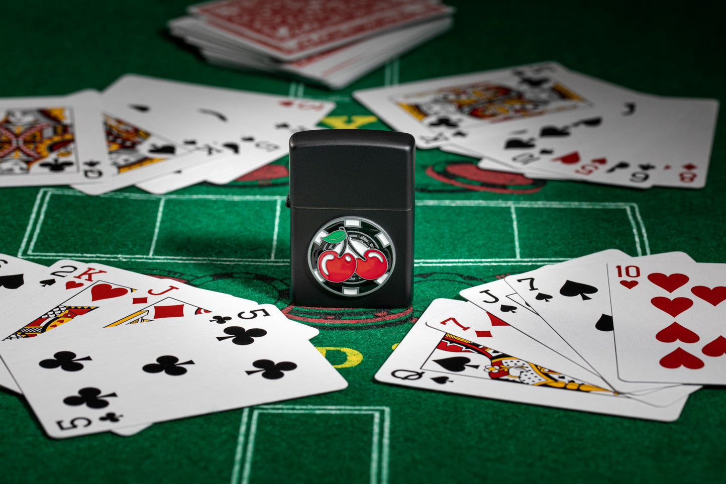 Poker Chip with Cherries