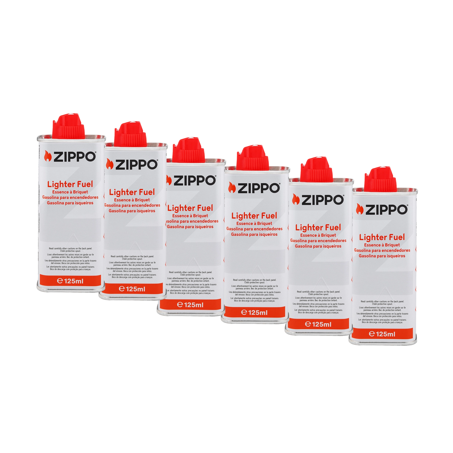 Paquete de 6 latas de gasolina Zippo