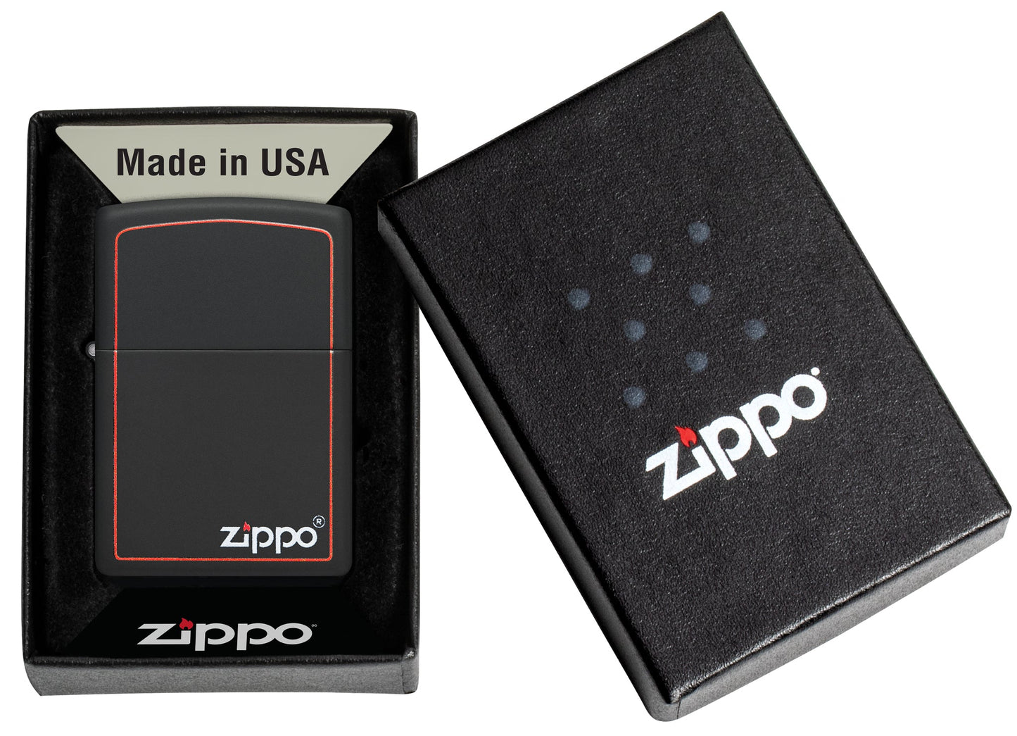 Zippo Design Black Matte