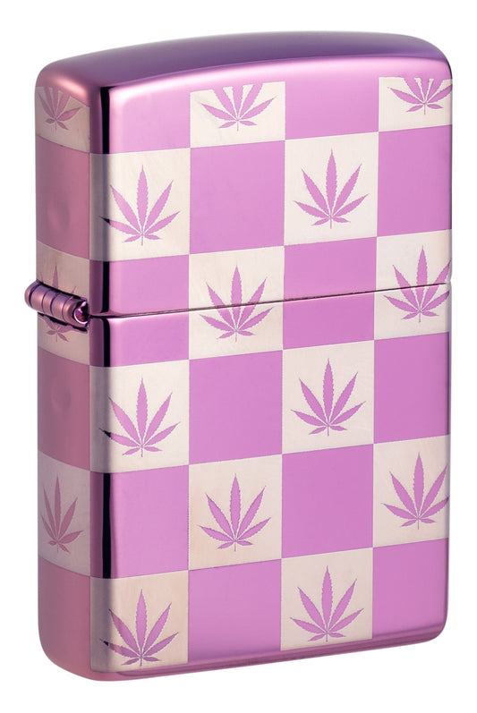 Checkered Cannabis Design