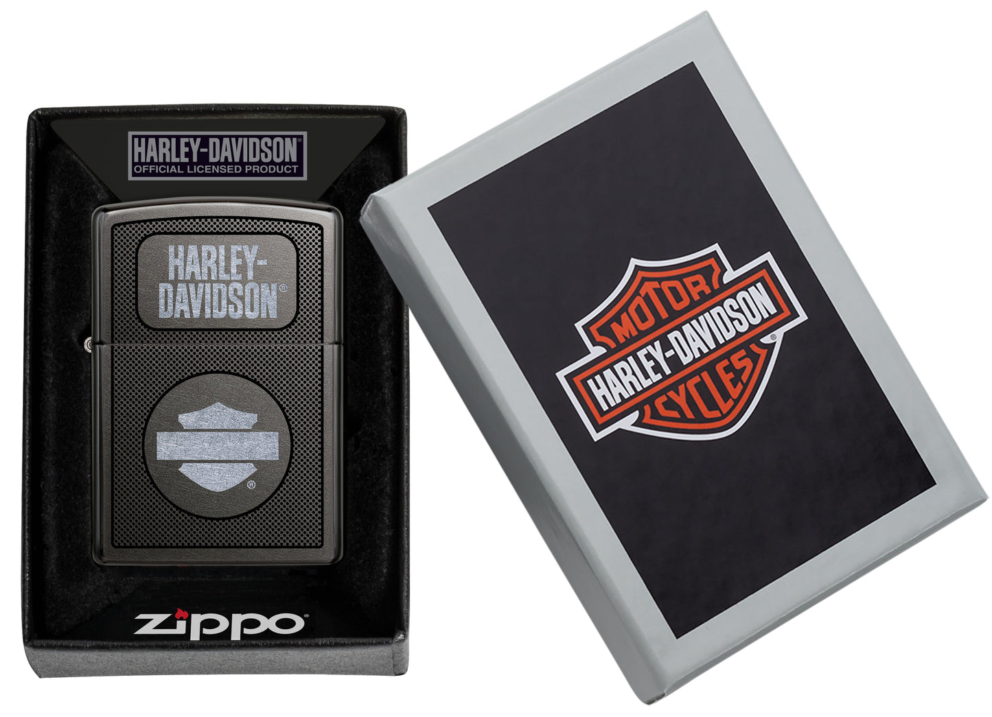 Mechero a prueba de viento Zippo Harley-Davidson® en su caja de regalo