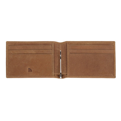 Cartera con clip para billetes