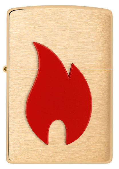 Emblema de llama roja