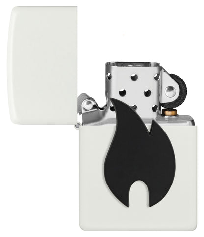 Emblema de llama negra