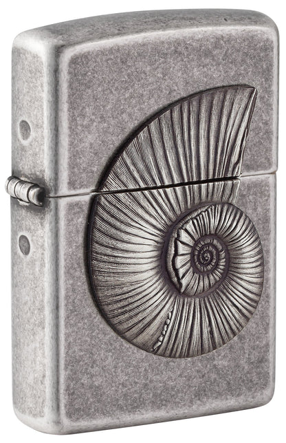 Emblema de concha fósil