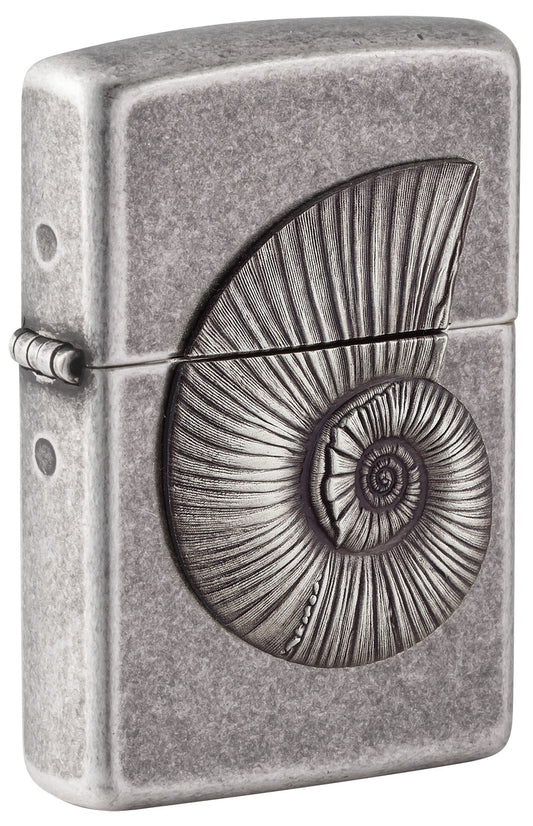 Emblema de concha fósil