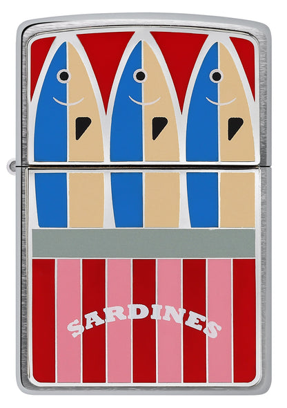 Emblema de lata de sardinas