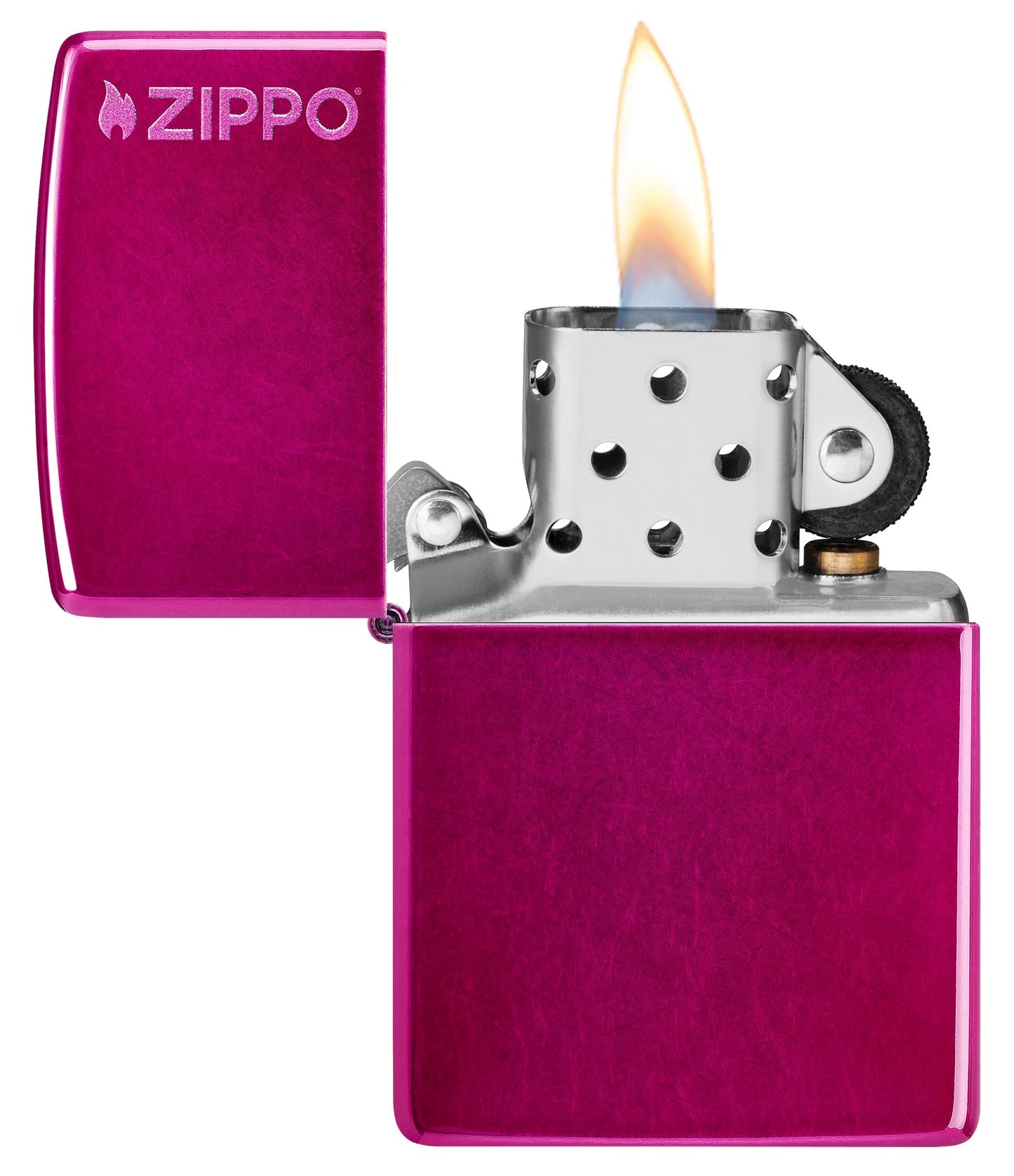 Classic Candy Raspberry con logotipo de Zippo