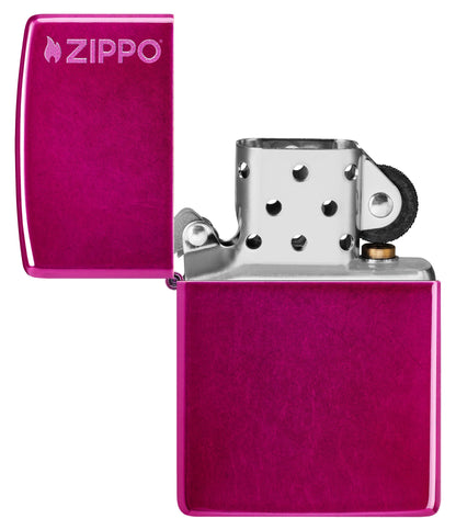 Classic Candy Raspberry con logotipo de Zippo