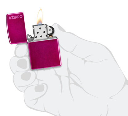 Classic Candy Raspberry con logotipo de Zippo