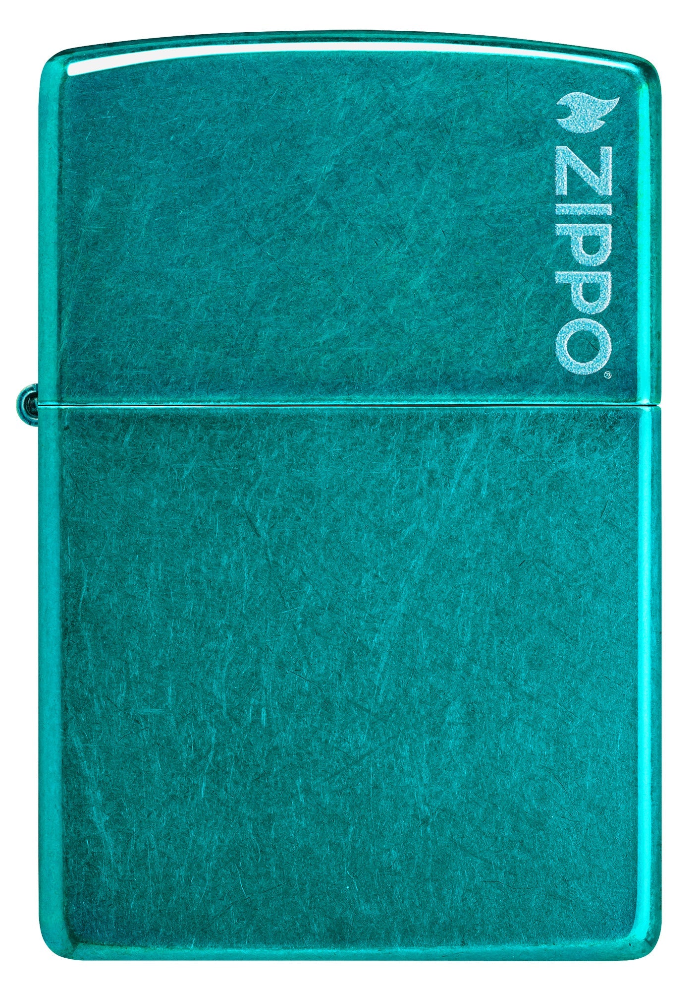 Classic Candy Teal con logotipo de Zippo