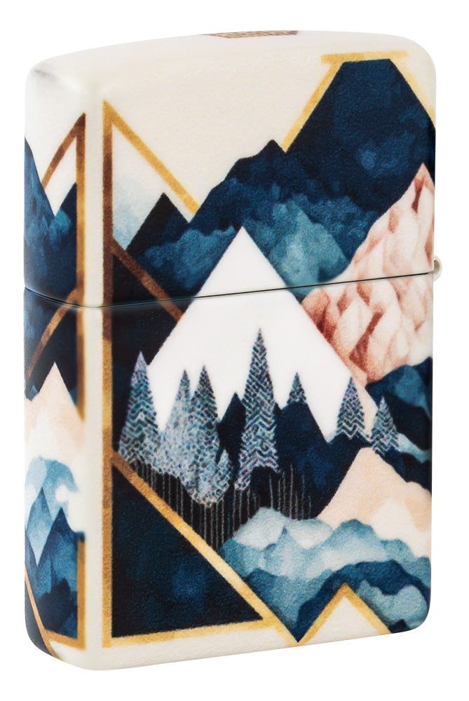 Diseño de collage de montañas