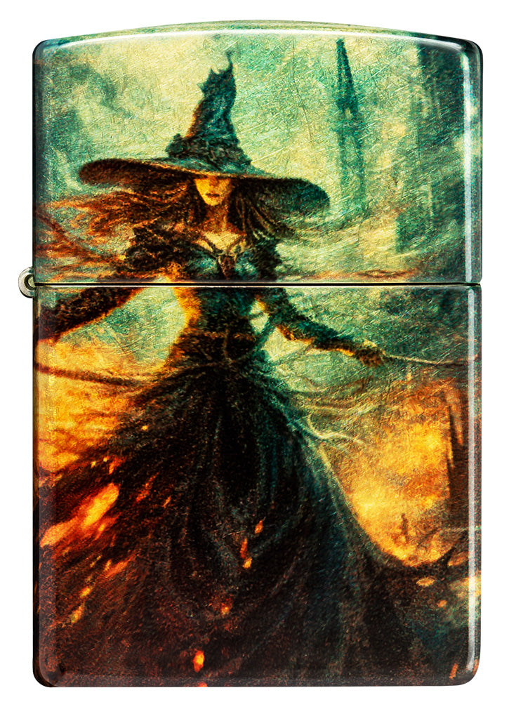 Diseño de hechicera de fuego