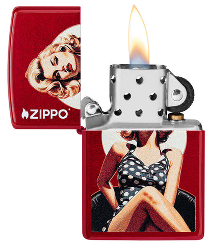 Diseño de pin-up de lunares