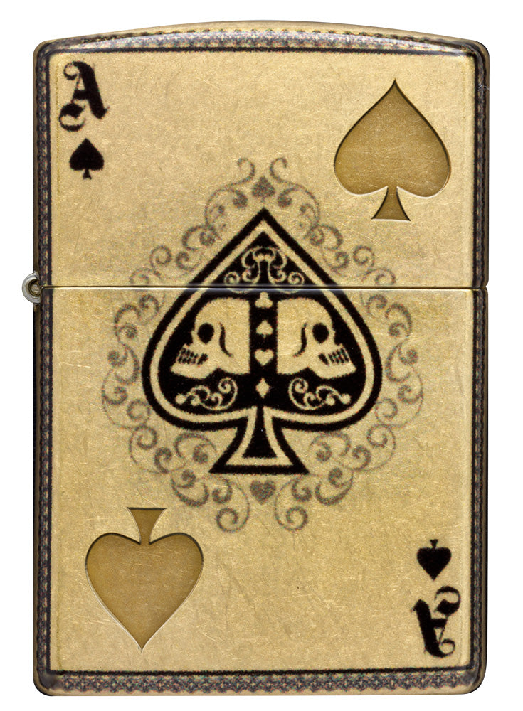 Diseño del as de calaveras