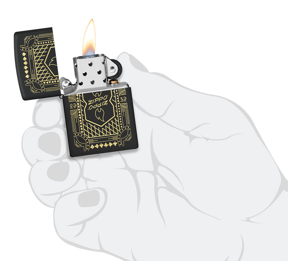 Diseño de reflexión de Zippo