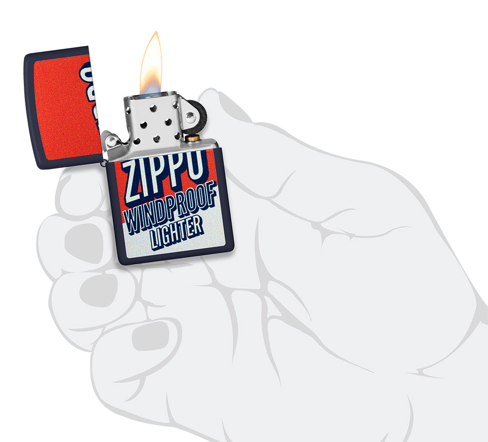 Diseño de bloques de color de Zippo
