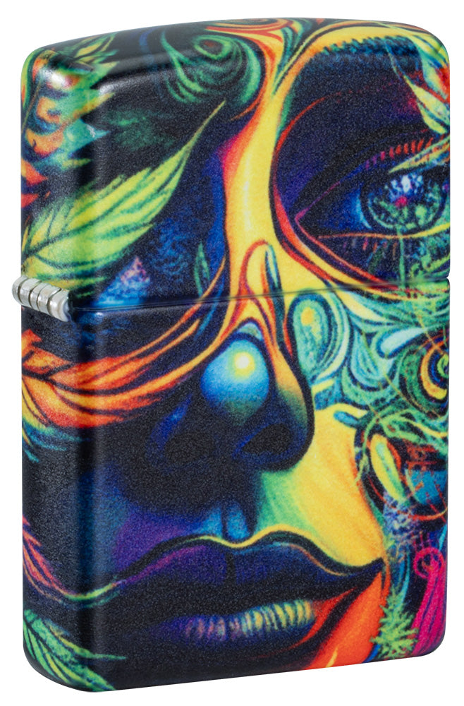 Diseño vibrante de cannabis