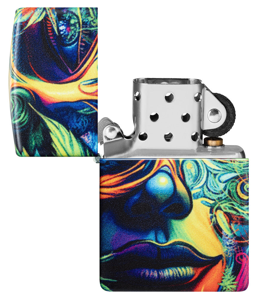 Diseño vibrante de cannabis