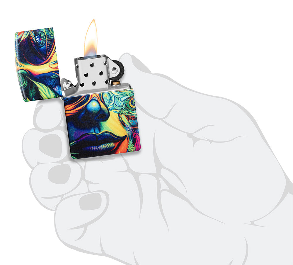 Diseño vibrante de cannabis