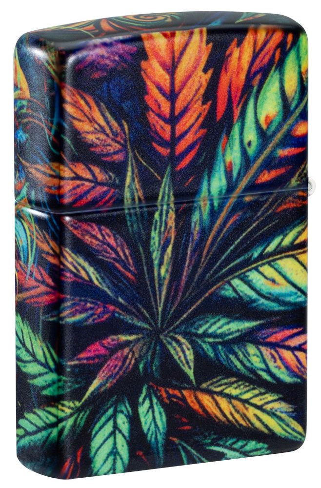 Diseño vibrante de cannabis