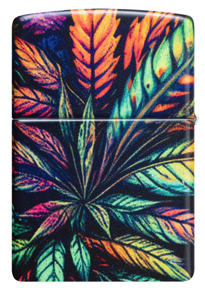 Diseño vibrante de cannabis