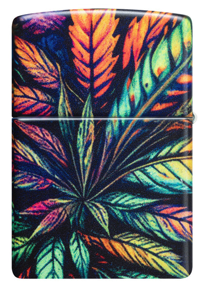 Diseño vibrante de cannabis